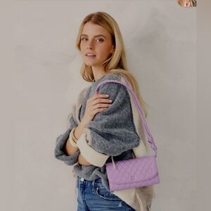 NWOT Vera Bradley Wildwood Wallet Crossbody Purple Rhapsody Crossbody/Shoulder